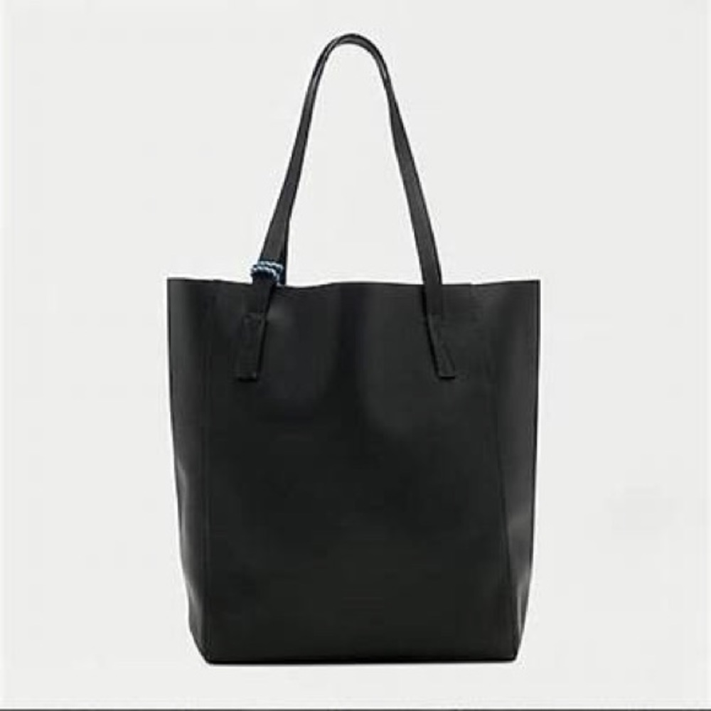 J. Crew Carry All Leather Tote